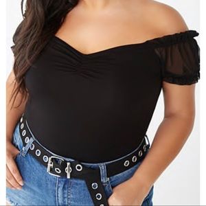Forever21 Plus Off The Shoulder Top